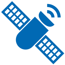 HPtex Satellite Icon blue
