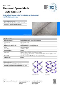 Datasheet HPtex- USM-STEEL32