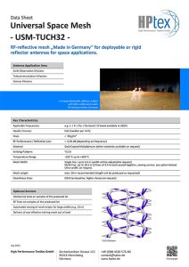 Datasheet HPtex - USM-TUCH32